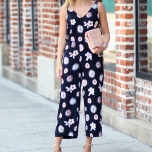 Loft Floral Jumpsuit